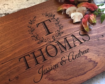 Personalized Cutting Board - Engraved Cutting Board - Custom Cutting Board - Wedding Gift, Anniversary Gift, Housewarming Gift, Engagement