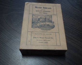 Vintage Thread Box Turn of The Century