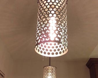 Stylish Dining Room Metal Lighting---Holey Lights!