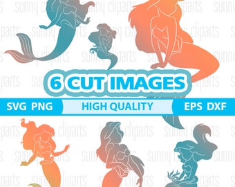 Mermaid Silhouette Clipart, Mermaid Vector, Mermaid Silhouette Svg, Mermaid Svg Cricut, Mermaid Svg File, Mermaid Decal, Cuttable Svg. Png
