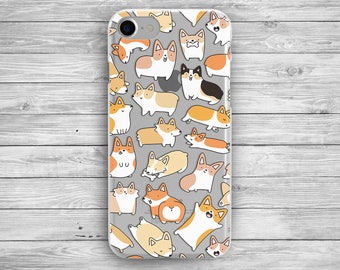 iphone corgi case iphone cute case iPhone 7 plus galaxy samsung s7 corgi iphone 7 case iphone 6 case iphone 7 dog case galaxy samsung s8