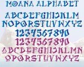 moana font etsy