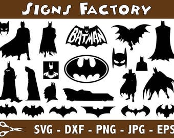 Batman Silhouette, Batman Svg, Cutout, Vector art, Cricut, Silhouette Cameo, die cut, instant download, Print, SVG DXF Png Eps Jpg files