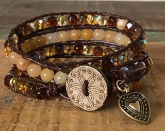 Beaded Wrap Bracelet