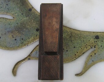 Antique Letterpress Wood Type Printers Block Exclamation Point Mark
