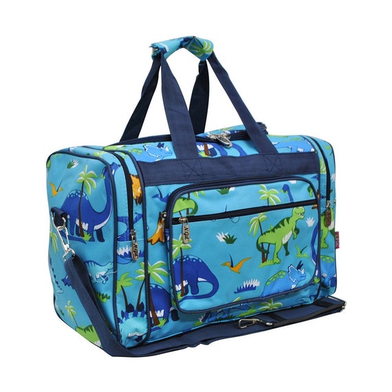 Boy Dinosaur Duffle Bag Personalized Duffle Bag