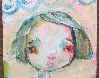 HALF OFF SALE Bebe - original 4x4 by Mindy Lacefield
