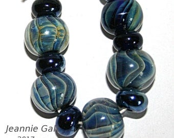 Lampwork Art Beads by Jeanniesbeads #1913