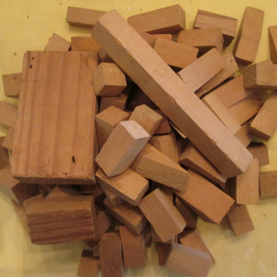 Small wooden blocks