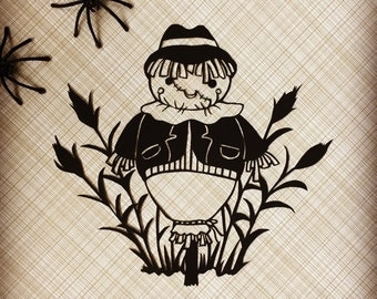 Original Papercut - Scarecrow