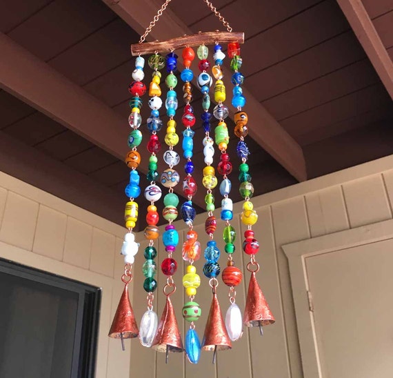 Wind Chime Sun Catcher Glass Beaded Bells Wind Chime Gift