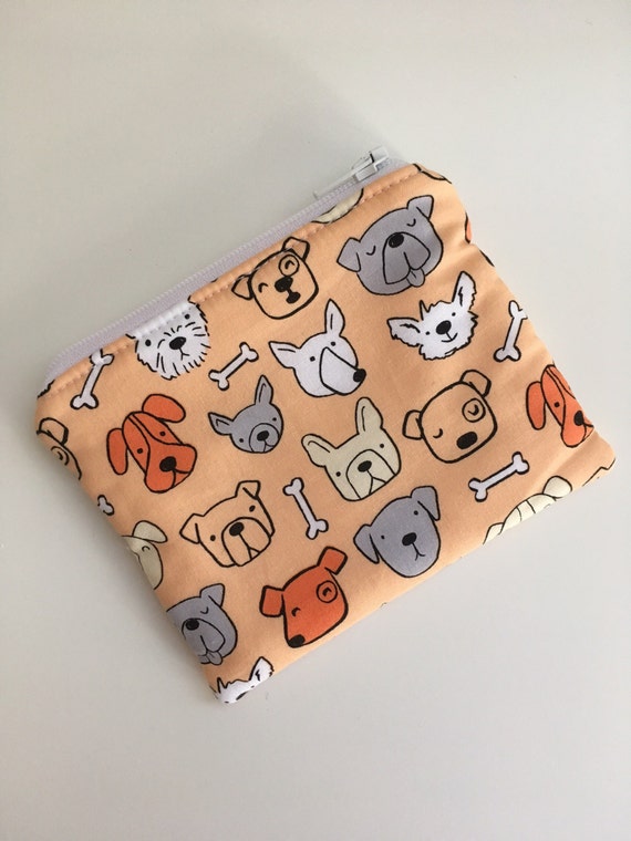Dog Zipper Pouch Wallet Dog Zipper Wallet Scottie Dog Zipper