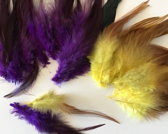 GRAB BAG Miscellaneous Saddle Feathers / FF