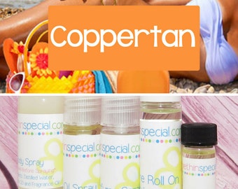 Coppertan Perfume, Perfume Spray, Body Spray, Perfume Roll On, Perfume Sample Oil, Dry Oil Spray, 5 Different Product Choices