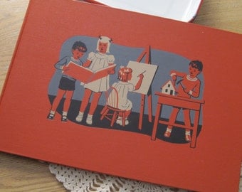 Large Vintage 1949 Hardcover Childcraft Book of Art and Music Volume 13 for Children
