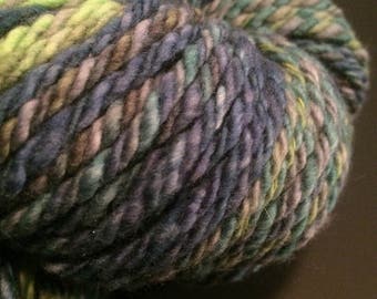 Handspun Bulky Yarn, 3 Ply Cormo Yarn, Woolen Spun and Finished