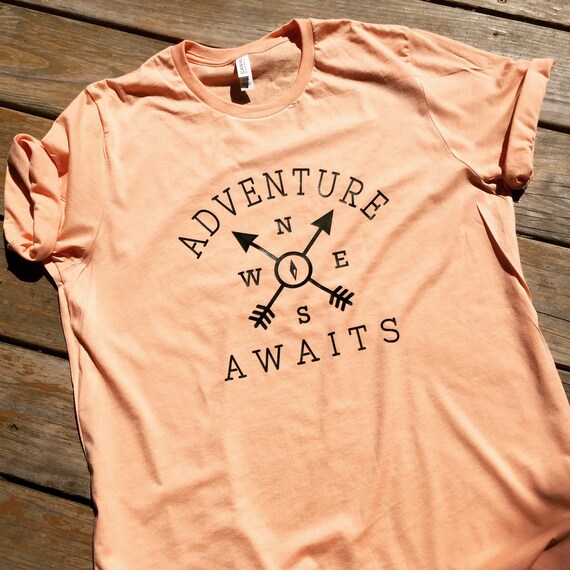 Adventure awaits t shirt