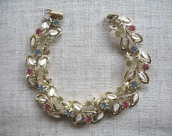 Vintage Rhinestone Bracelet ~ 1950's