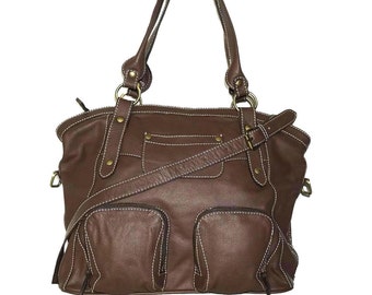 Bell&fox Ettie Large Slouch Crossbody - Black Leather