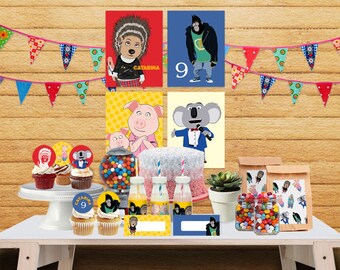 Sing Movie Birthday | Sing Movie Party | Sing Movie Party Printable | Sing Movie Decorations | Sing Movie Printable | SING