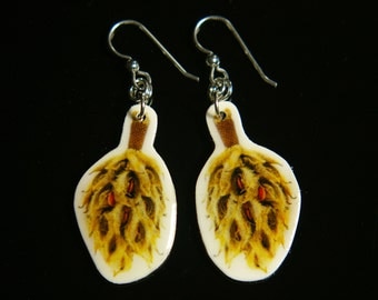 Desiccated Magnolia Earrings