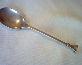 Vintage sterling silver Birmingham England baby spoon by Suckling Ltd 1920's