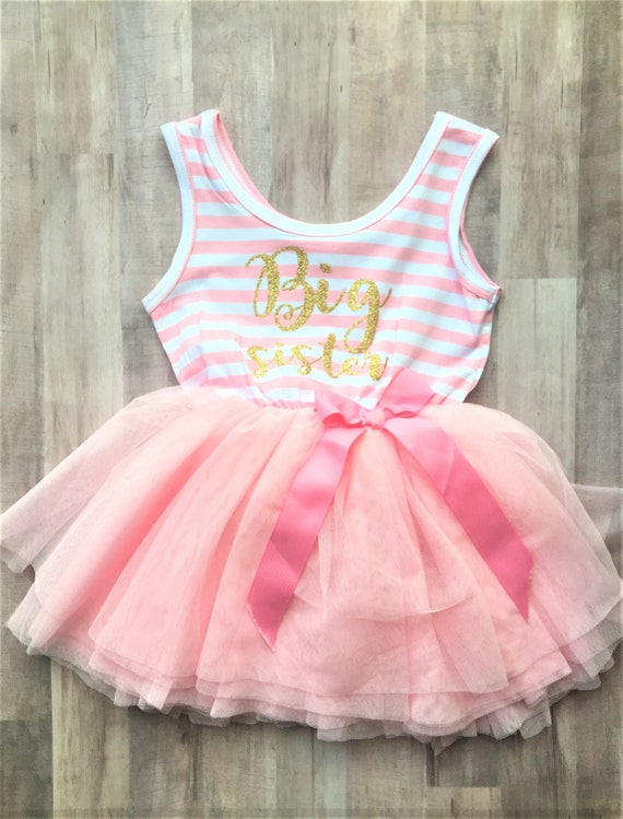 Big Sister Tutu Dress / Custom Sister Dress Custom Birthday