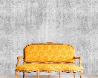 Concrete Removable Wallpaper- Peel & Stick Self Adhesive Fabric Temporary Wallpaper-Repositionable-Reusable- FAST. EASY.