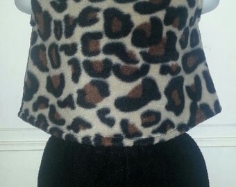 READY TO SHIP Size 9/12M Cheetah Leopard Print Pebbles Flintstones Custom Made Halloween Costume