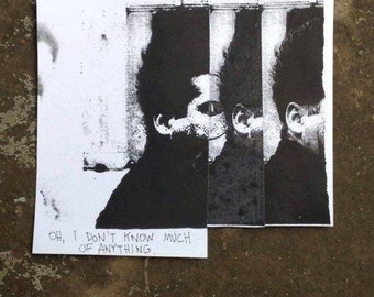 Henry, Eraserhead - Collage, Hand Screen Print, Original Artwork