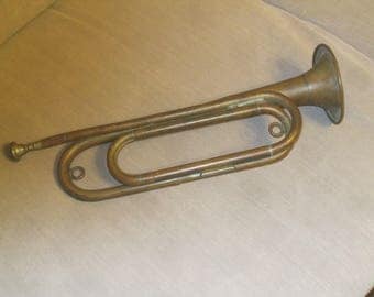 Boy Scout Bugle , Antique Bugle , Boy Scouts Of America , FREE SHIPPING!!!!
