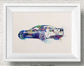 Car painting | Etsy