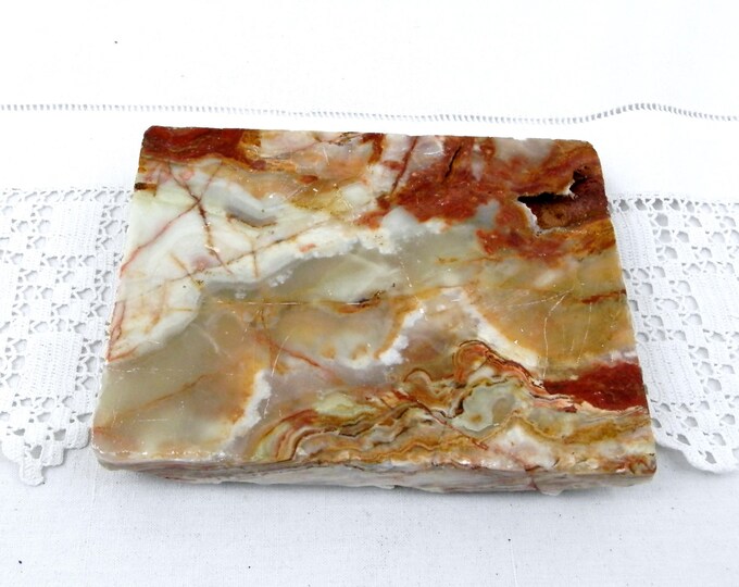 Vintage French Dark Red and White Veined Marble Stone Ashtray, Mid Century Decor, Retro Home Interior, Man Cave, Tobacciana, Smoking, Onyx Vintage French Dark Red and White Veined Marble Stone Ashtray, Mid Century Decor, Retro Home Interior, Man Cave, Tobacciana, Smoking, Onyx