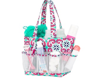 Mia Tile Viv & Lou® Campus Shower Caddy, Shower Caddy, Shower Bag, College Gift, Graduation Gift, Back to School, Gym Caddy, Bathroom Caddy