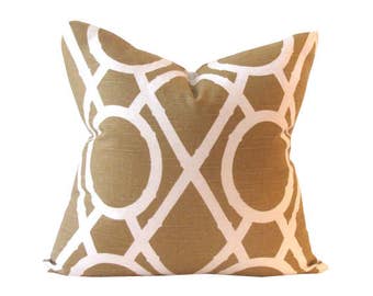 Gold Designer Pillow Cover 19 x 19 Inches