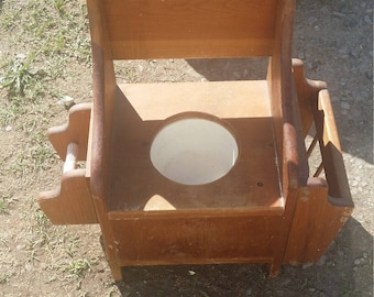 Antique potty chair