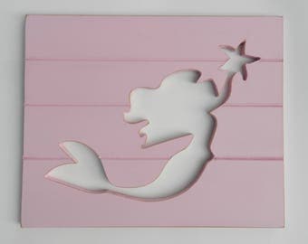 Mermaid wall hanging | Etsy - Mermaid sign, mermaid decor, beach signs, mermaid home decor, mermaid, mermaid  wall hanging, wooden mermaid sign, beach, wall decor