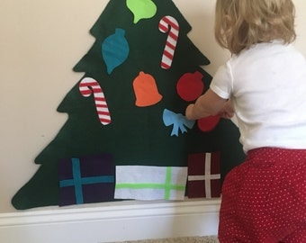 Toddler felt Christmas tree