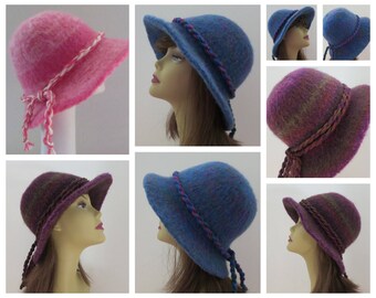 Felt Hat Pattern, Felt Hat Knitting Pattern, Felting Pattern,Wool Hat Pattern