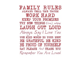 Free Free Family Rules Svg 896 SVG PNG EPS DXF File