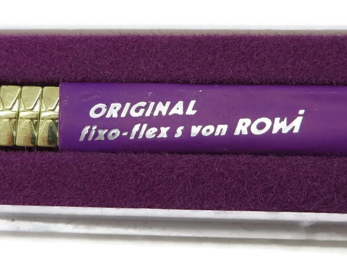 ON SALE! ROWI Fixo-Flex 8mm Gold Tone Watch Band