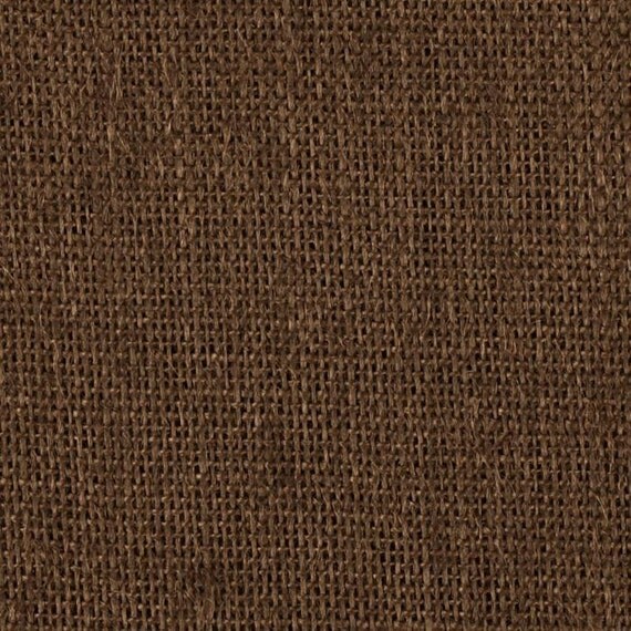 48 Inch Dark Brown Burlap By The Yard