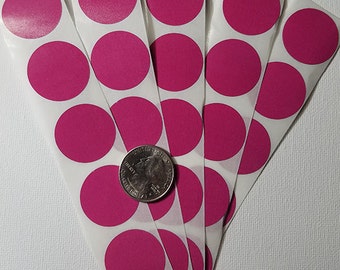 Hot Pink scratch off stickers - make scratch off cards, set of 2500 to make DIY Scratch Off Tickets for bridal party/Valentine SaveTheDate
