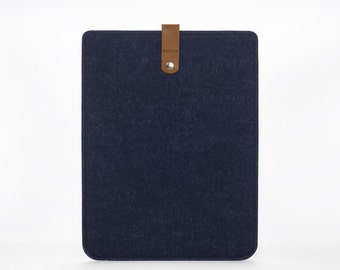 iPad Sleeve - iPad Mini Case - iPad Mini Cover - Cover iPad 4 - Felt and Leather Case