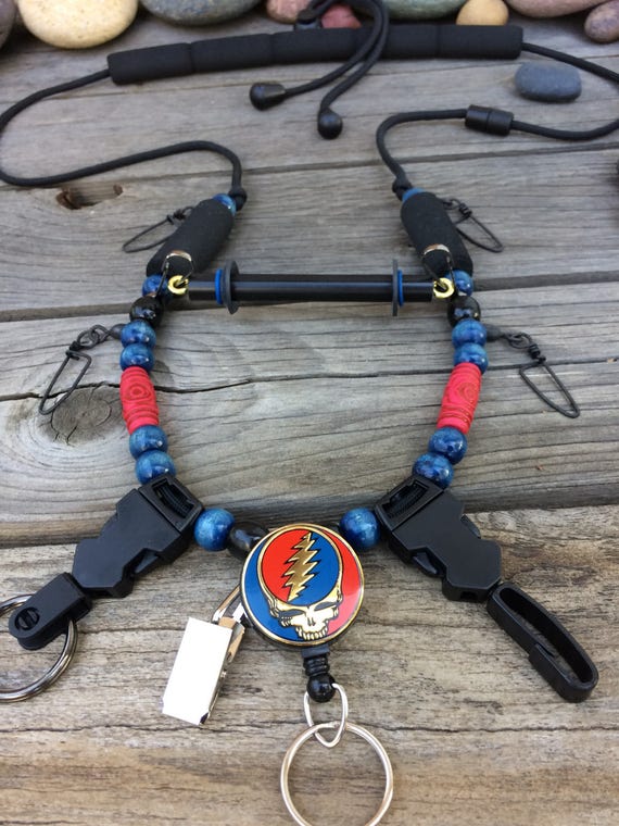 Fly Fishing Lanyard GRATEFUL DEAD Logo logo
