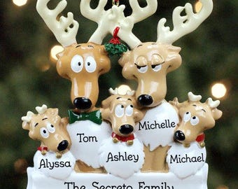 Personalized Ornament, Family Christmas Tree Ornament