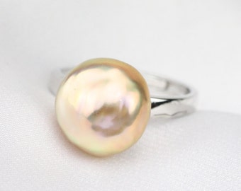 Resultado de imagen para keshi pearl rings