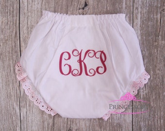 baby diaper cover, Baby Bloomers, Personalized Baby Gifts, Monogram, baby shower gift, Baby Girl Bloomer, personalized girl