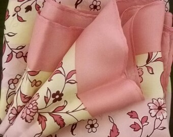 Beautiful Italian Silk Scarf by Schiaparelli - vintage