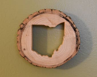 Ohio Tree Slice Wall Art